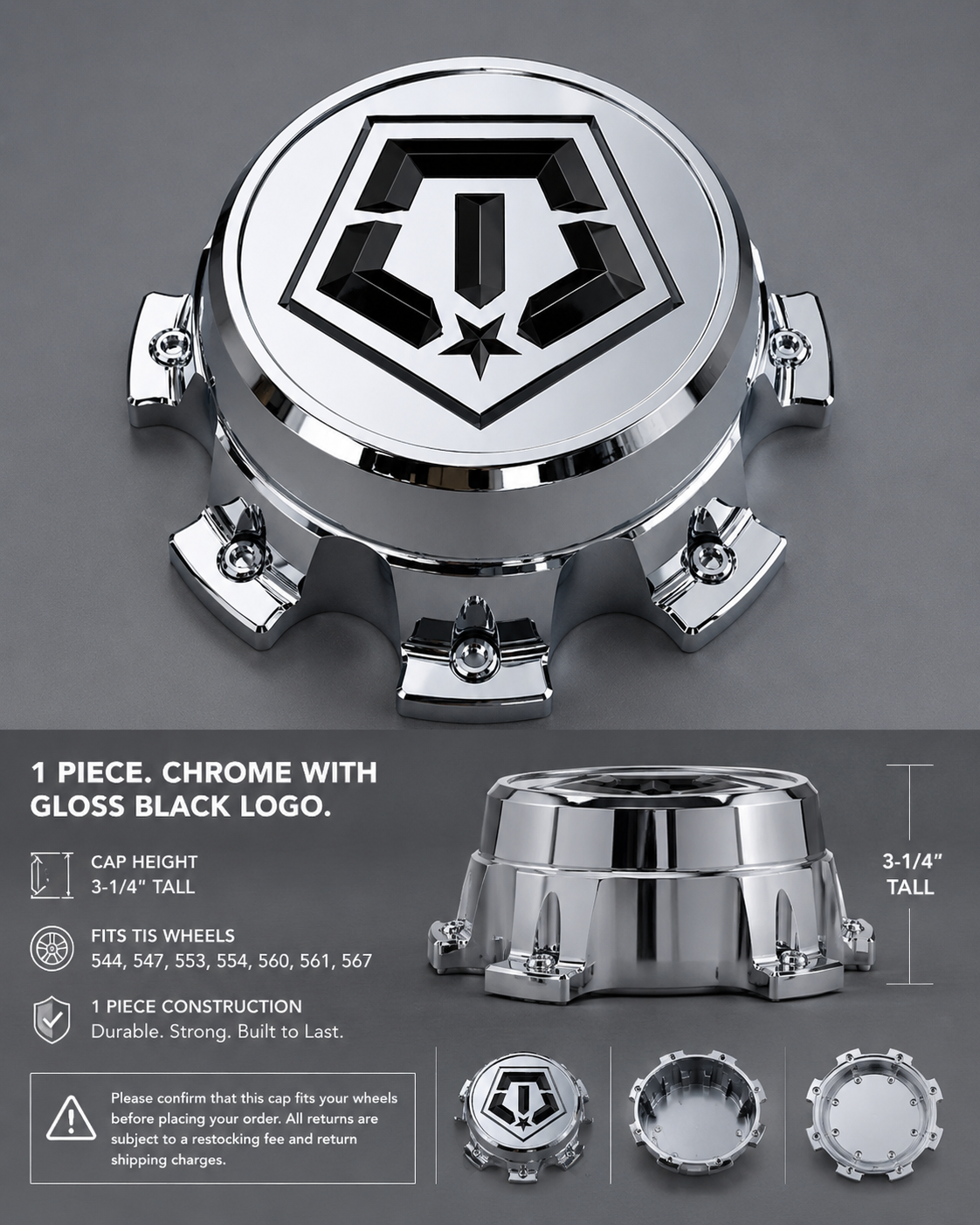 TIS Offroad Centercap - TISDC1OR-CAP