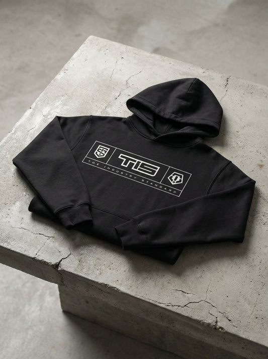 TIS Family Hoodie (Black/White)