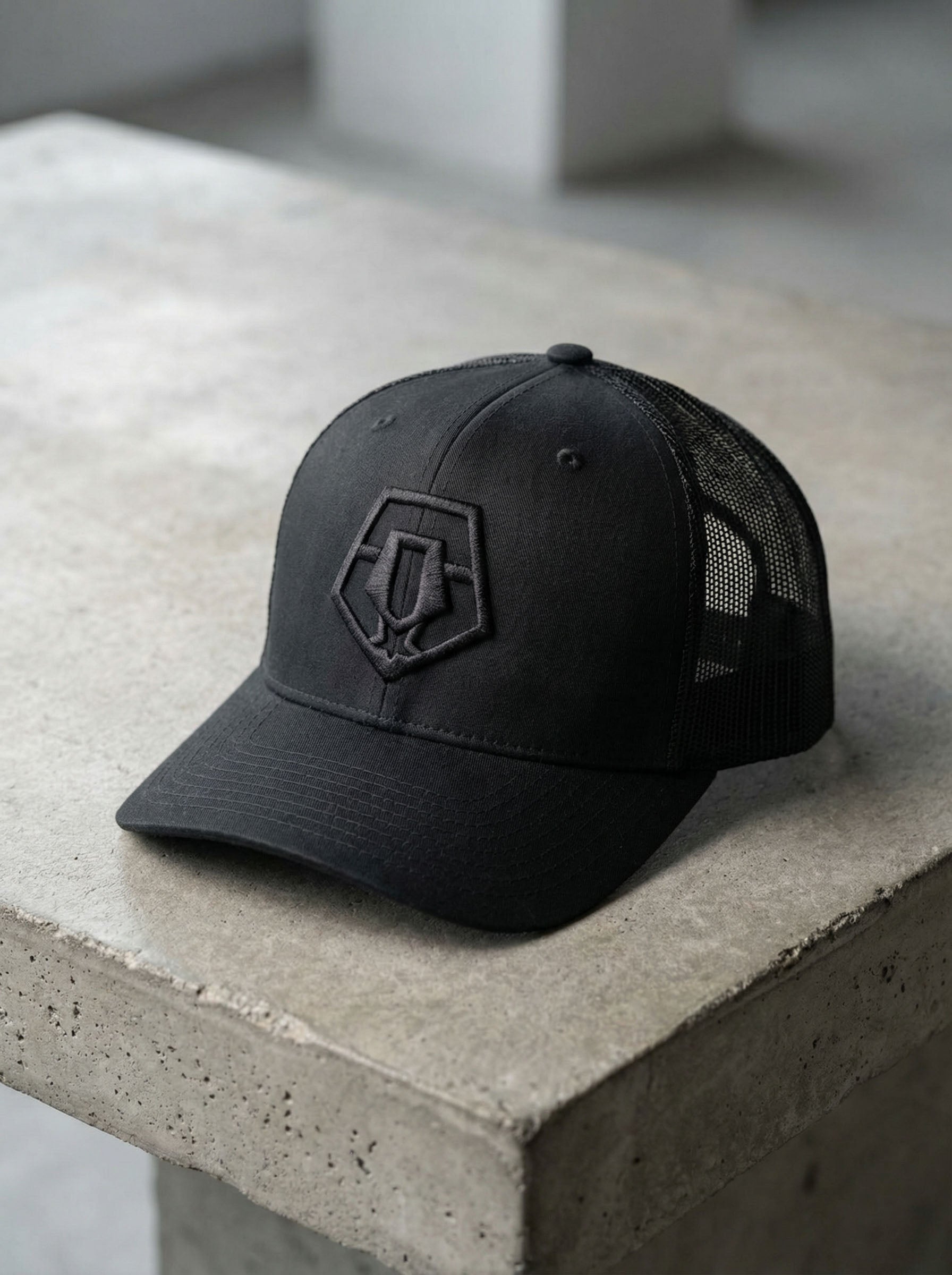 TIS Black Trucker Cap (Black Logo) – tiswheels