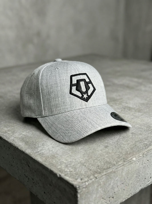 TIS Heather Snap Back Cap (Black Logo)