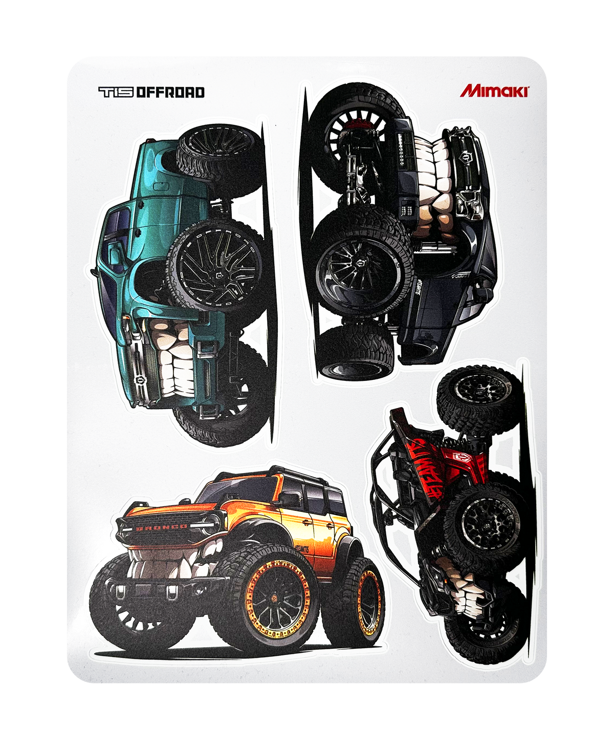 TIS Beast Series Sticker Sheet – tiswheels